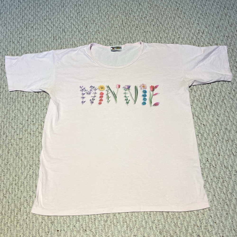 Vintage Minnie floral t-shirt.